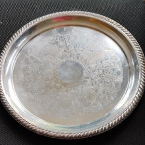 Silver Jeans Rope-Edged Serveware Tray Dining